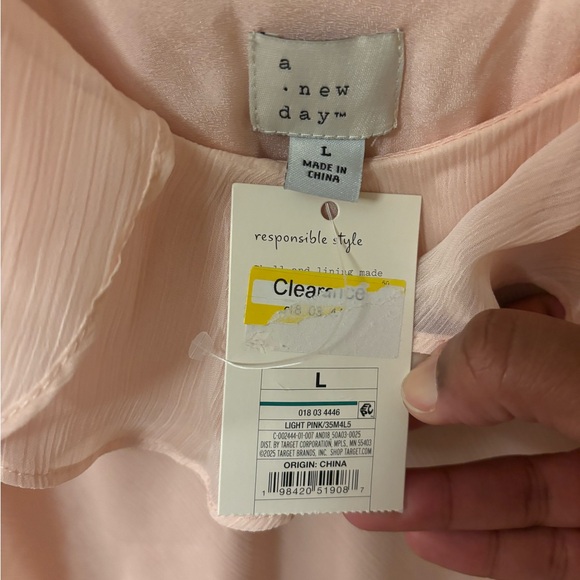 Target Asymmetrical Pink Ruffle Dress - Picture 3 of 3